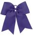 Augusta Sportswear 6701 Cheer Hair Bow in Purple front view