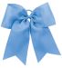 Augusta Sportswear 6701 Cheer Hair Bow in Columbia blue front view