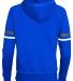 Augusta Sportswear 5441 Girls Spry Hoodie in Royal/ white/ graphite back view