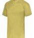 Augusta Sportswear 1566 Youth Attain Two-Button Je in Vegas gold front view