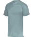 Augusta Sportswear 1566 Youth Attain Two-Button Je in Blue grey side view