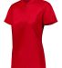 Augusta Sportswear 1567 Women's Attain Two-Button  in Red front view