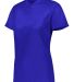 Augusta Sportswear 1567 Women's Attain Two-Button  in Purple front view