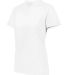 Augusta Sportswear 1567 Women's Attain Two-Button  in White side view
