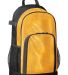 Augusta Sportswear 1106 All Out Glitter Backpack in Gold glitter/ black front view