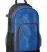 Augusta Sportswear 1106 All Out Glitter Backpack in Royal glitter/ black front view