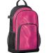 Augusta Sportswear 1106 All Out Glitter Backpack in Pink glitter/ black side view
