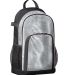Augusta Sportswear 1106 All Out Glitter Backpack in Silver glitter/ black side view