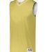 Augusta Sportswear 152 Reversible Two Color Jersey in Vegas gold/ white front view