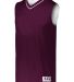 Augusta Sportswear 152 Reversible Two Color Jersey in Maroon/ white front view