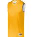 Augusta Sportswear 152 Reversible Two Color Jersey in Gold/ white side view