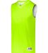 Augusta Sportswear 152 Reversible Two Color Jersey in Lime/ white side view
