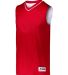 Augusta Sportswear 152 Reversible Two Color Jersey in Red/ white side view