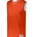 Augusta Sportswear 153 Youth Reversible Two Color  in Orange/ white front view