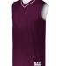 Augusta Sportswear 153 Youth Reversible Two Color  in Maroon/ white front view
