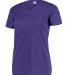 Augusta Sportswear 4792 Women's Attain Wicking Set in Purple side view