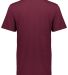 Augusta Sportswear 3065 Triblend Short Sleeve T-Sh in Maroon heather back view