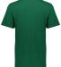 Augusta Sportswear 3065 Triblend Short Sleeve T-Sh in Dark green heather back view