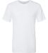 Augusta Sportswear 3065 Triblend Short Sleeve T-Sh White front view