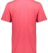 Augusta Sportswear 3066 Youth Triblend Short Sleev in Red heather back view
