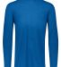 Augusta Sportswear 3075 Triblend Long Sleeve Crewn in Royal heather front view