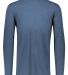 Augusta Sportswear 3076 Youth Triblend Long Sleeve in Storm heather front view