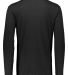 Augusta Sportswear 3076 Youth Triblend Long Sleeve in Black heather back view