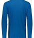 Augusta Sportswear 3076 Youth Triblend Long Sleeve in Royal heather back view