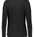 Augusta Sportswear 3077 Women's Lux Triblend Long  in Black heather back view