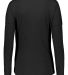 Augusta Sportswear 3077 Women's Lux Triblend Long  BLACK HEATHER back view
