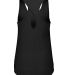 Augusta Sportswear 3079 Girls' Lux Triblend Tank T in Black heather back view