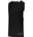 Augusta Sportswear 1730 Step-Back Basketball Jerse in Black/ white side view