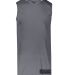 Augusta Sportswear 1732 Women's Step-Back Basketba in Graphite/ white front view
