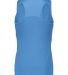 Augusta Sportswear 2436 Women's Crossover Tank Top in Columbia blue/ white back view