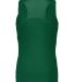 Augusta Sportswear 2436 Women's Crossover Tank Top in Dark green/ white back view