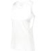 Augusta Sportswear 2436 Women's Crossover Tank Top in White/ white side view
