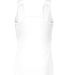 Augusta Sportswear 2437 Girls Crossover Tank Top in White/ white back view
