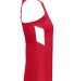 Augusta Sportswear 2437 Girls Crossover Tank Top in Red/ white side view