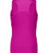 Augusta Sportswear 2437 Girls Crossover Tank Top in Power pink/ white back view