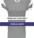 Augusta Sportswear 9582 Slant Football Jersey Purple/ White front view