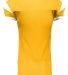 Augusta Sportswear 9582 Slant Football Jersey in Gold/ white back view