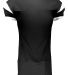Augusta Sportswear 9583 Youth Slant Football Jerse in Black/ white back view
