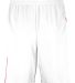 Augusta Sportswear 1733 Step-Back Basketball Short in White/ red back view