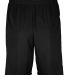 Augusta Sportswear 1733 Step-Back Basketball Short in Black/ white back view