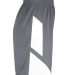 Augusta Sportswear 1733 Step-Back Basketball Short in Graphite/ white side view