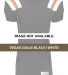 Augusta Sportswear 9580 T-Form Football Jersey Vegas Gold/ Black/ White front view