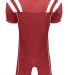 Augusta Sportswear 9580 T-Form Football Jersey in Red/ white back view