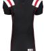 Augusta Sportswear 9580 T-Form Football Jersey in Black/ red/ white front view