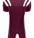 Augusta Sportswear 9580 T-Form Football Jersey in Maroon/ white back view