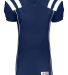 Augusta Sportswear 9581 Youth T-Form Football Jers in Navy/ white front view